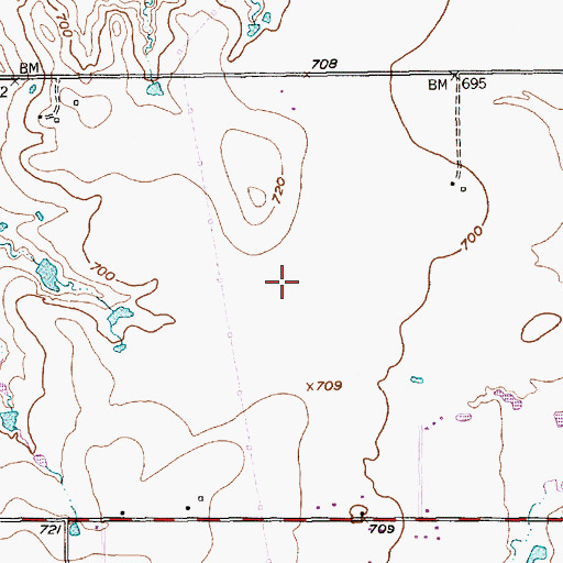 Topographic Map of Fort Worth Fire Department Station 38, TX