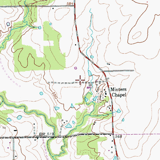 Topographic Map of Dallas Fort Worth International Airport Department of Public Safety Station 4, TX