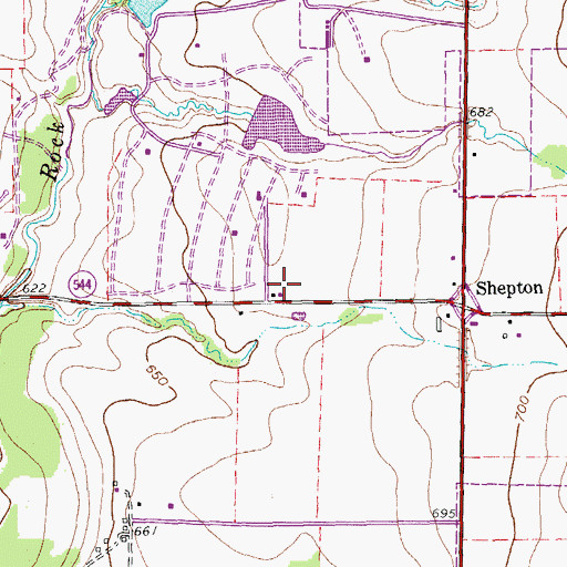 Topographic Map of Plano Fire Department Station 5, TX