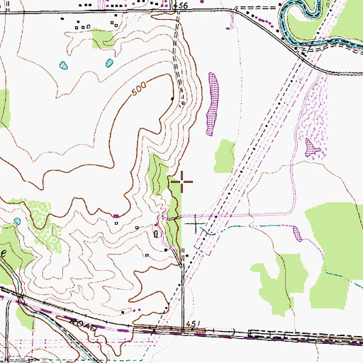 Topographic Map of Coppell Fire Department Station 2, TX