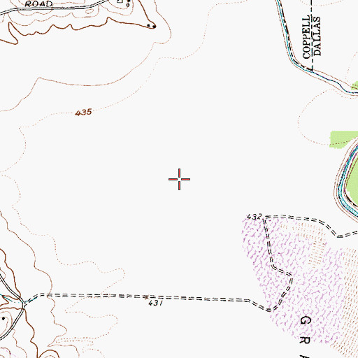 Topographic Map of Irving Fire Department Station 10, TX