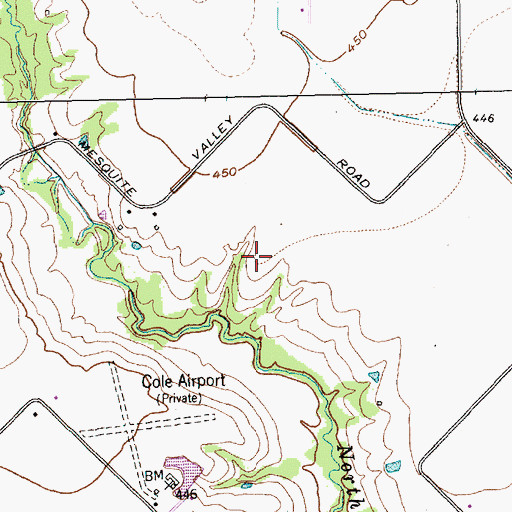 Topographic Map of Mesquite Fire Department Station 7, TX