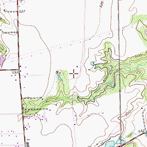 Topographic Map of Grand Prairie Fire Department Station 9, TX