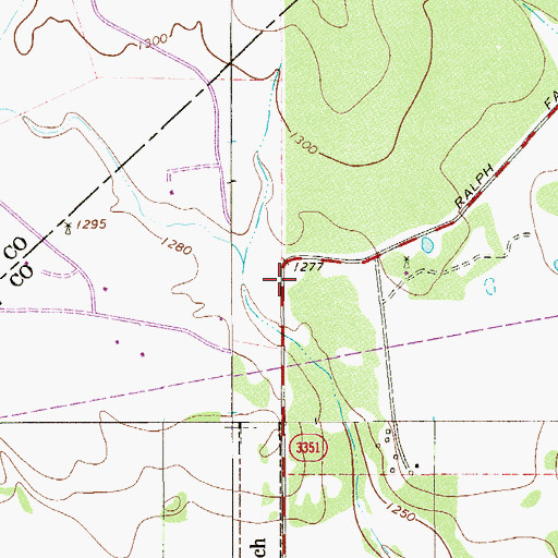 Topographic Map of City of Fair Oaks Ranch Fire Station 3, TX