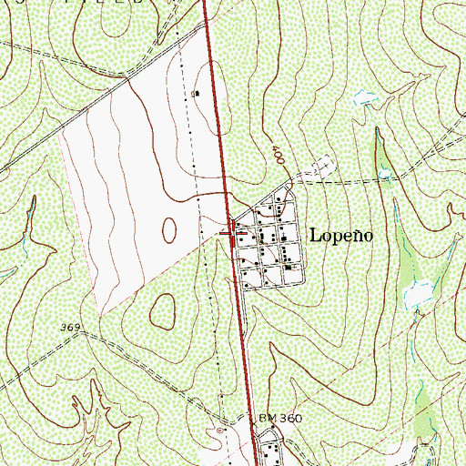 Topographic Map of Zapata County Fire Department Station 3, TX