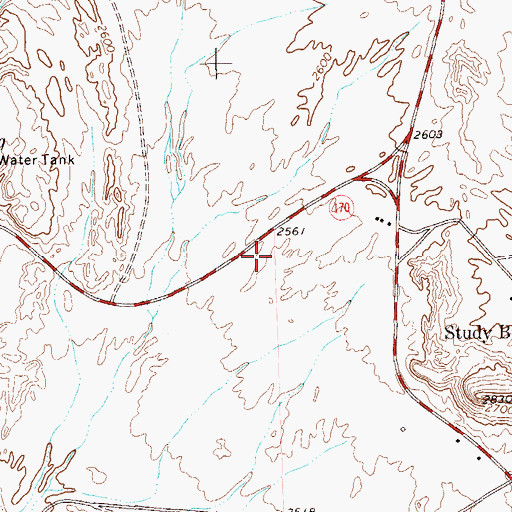 Topographic Map of Terlingua Fire Department and Emergency Medical Service, TX