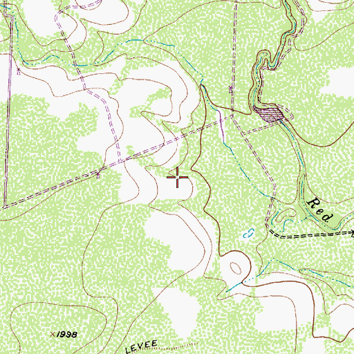 Topographic Map of Quail Valley Volunteer Fire Department, TX