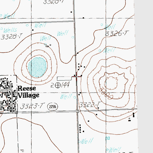 Topographic Map of West Carlisle Fire and Emergency Medical Services, TX