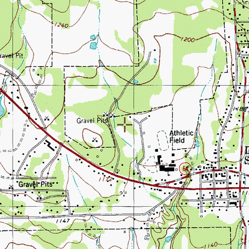 Topographic Map of North Hays County Volunteer Fire Department Station 71, TX