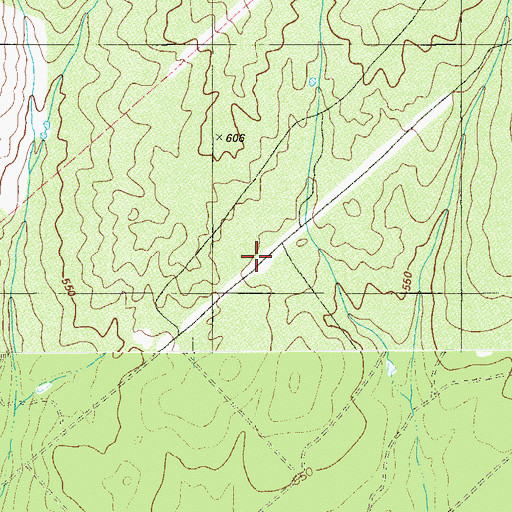 Topographic Map of Eagle Creek Volunteer Emergency Services, TX