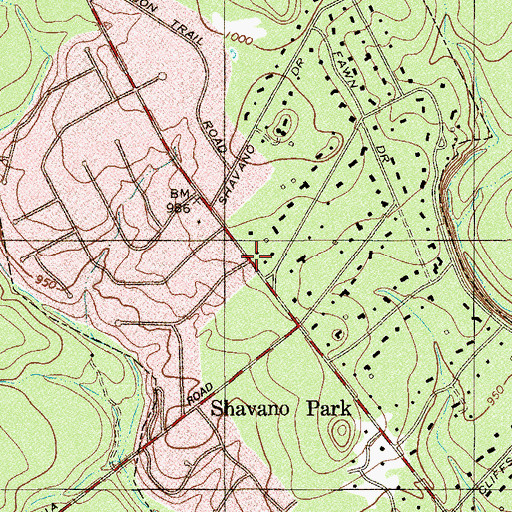 Topographic Map of Shavano Park Fire Department and Emergency Medical Services, TX