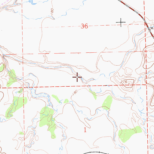 Topographic Map of Willow Creek, CA