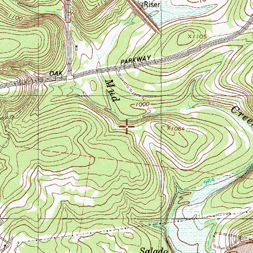 Topographic Map of San Antonio Fire Department Station 46, TX