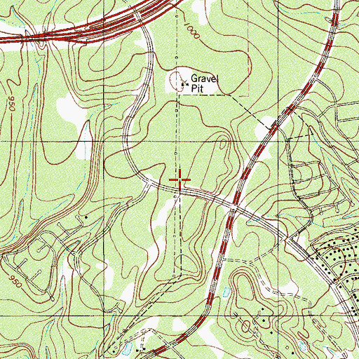 Topographic Map of San Antonio Fire Department Station 43, TX