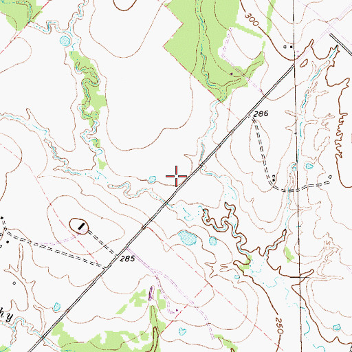 Topographic Map of Brazos County Precinct 3 Volunteer Fire Department Station 2, TX