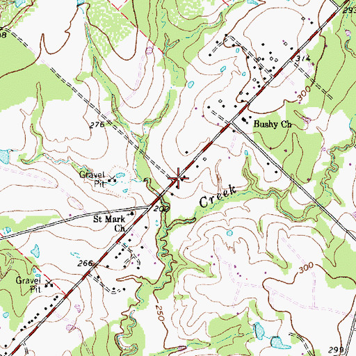 Topographic Map of Brazos County Precinct 4 Volunteer Fire Department Station 3, TX