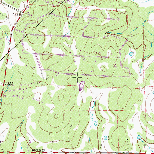 Topographic Map of Bulverde Fire Department Station 3, TX