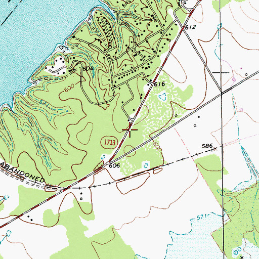 Topographic Map of Lakeview Volunteer Fire Department, TX