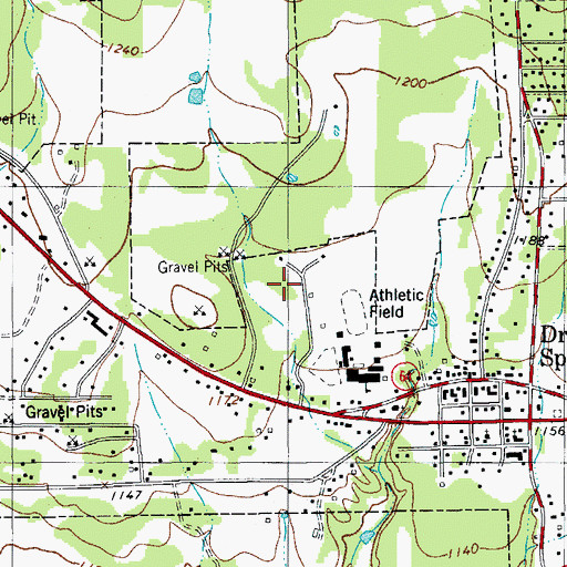 Topographic Map of North Hays County Emergency Services District 6, TX