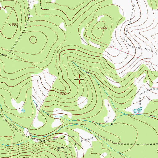 Topographic Map of Austin Fire Department Station 43, TX