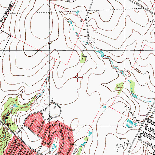 Topographic Map of Austin Fire Department Station 40, TX