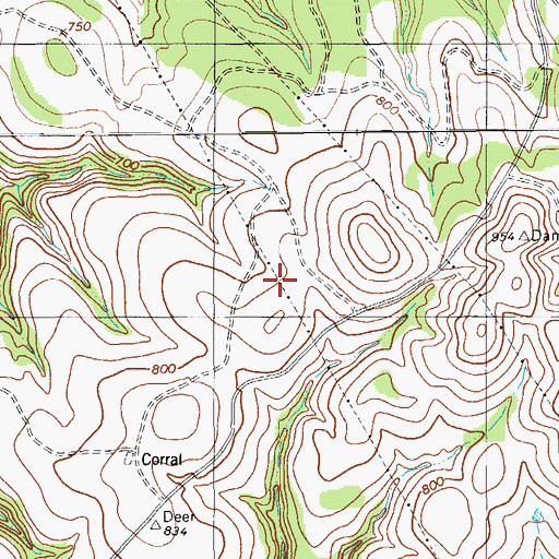 Topographic Map of Travis County Emergency Services District 6 Station 5 Steiner Ranch, TX