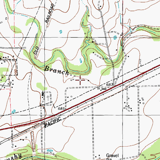 Topographic Map of Round Rock Fire Department Station 6, TX