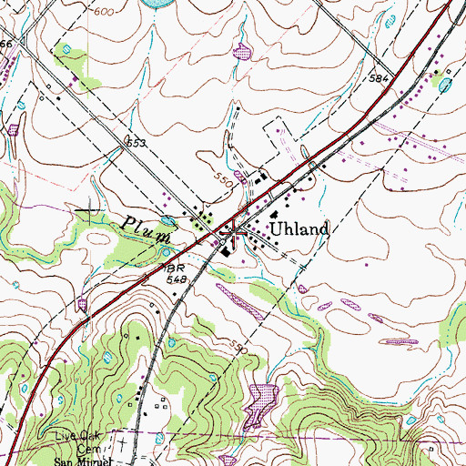 Topographic Map of Chisholm Trail Fire and Rescue Station 4, TX