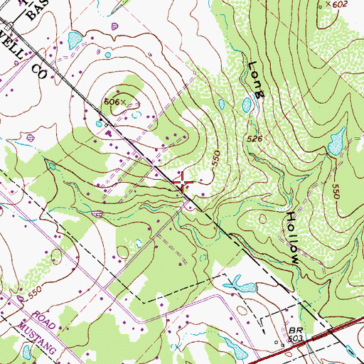 Topographic Map of Chisholm Trail Fire and Rescue Station 2, TX