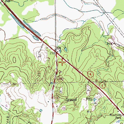 Topographic Map of South Brazos County Fire Department Station 4, TX