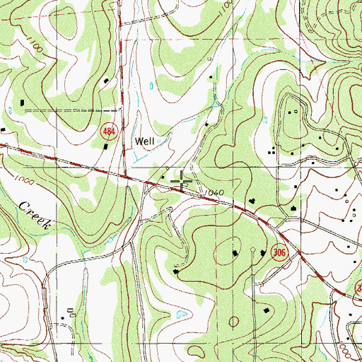 Topographic Map of Canyon Lake Fire / Emergency Medical Service Station 3, TX