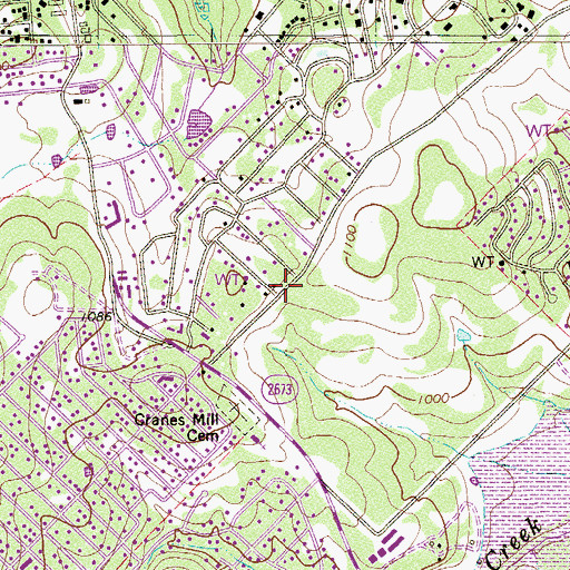 Topographic Map of Canyon Lake Fire / Emergency Medical Service Station 2, TX