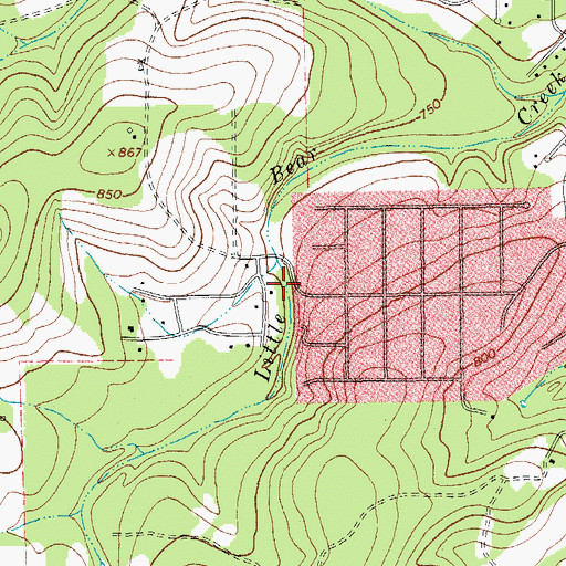 Topographic Map of Manchaca Volunteer Fire Department Station 6, TX