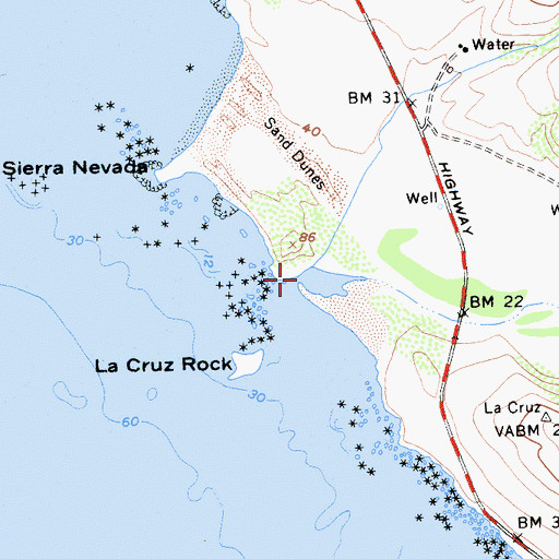 Topographic Map of Arroyo De La Laguna, CA