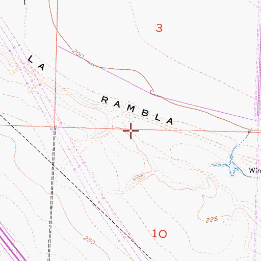 Topographic Map of Arroyo Culebrino, CA