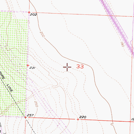 Topographic Map of Arroyo Estrecho, CA