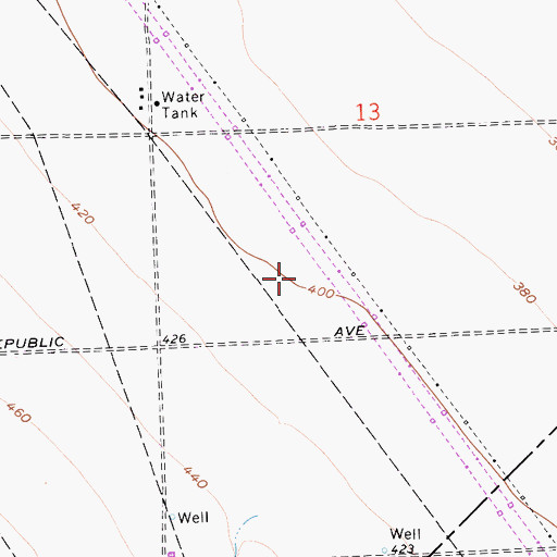 Topographic Map of Arroyo Largo, CA