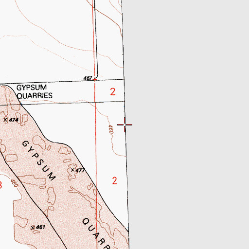 Topographic Map of Arroyo Menudo, CA