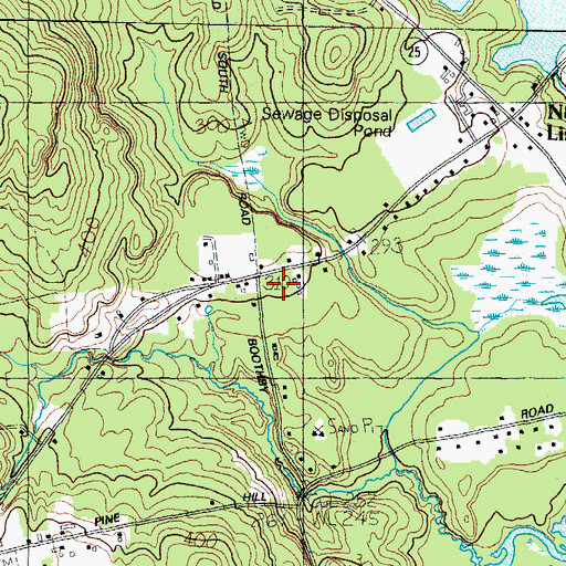Topographic Map of Limington Fire and Emergency Medical Services, ME