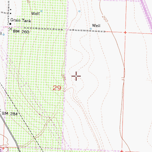 Topographic Map of Arroyo Pino, CA