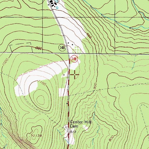 Topographic Map of Industry Volunteer Fire Department, ME
