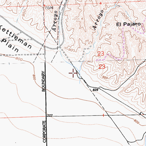 Topographic Map of Arroyo Somero, CA