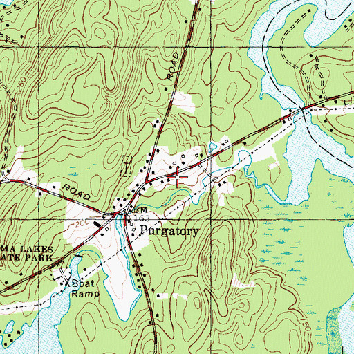 Topographic Map of Litchfield Fire and Rescue Substation, ME