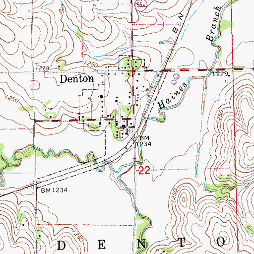 Topographic Map of Southwest Rural Fire District Station 3, NE