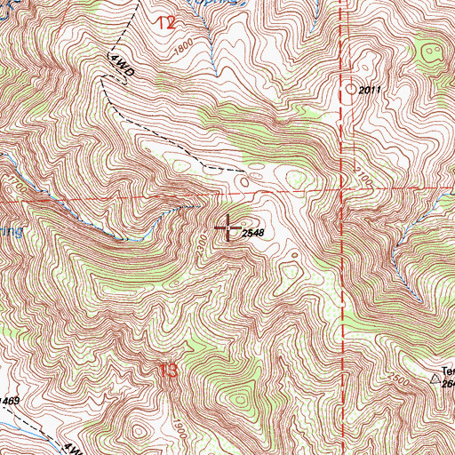 Topographic Map of Avenal Ridge, CA