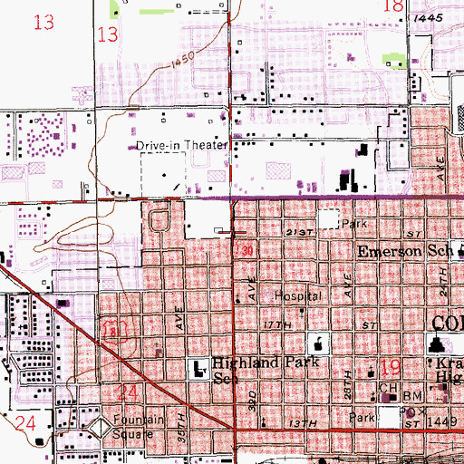 Topographic Map of Midwest Medical Transport Company Platte County, NE