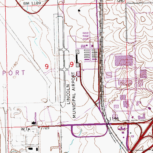 Topographic Map of Duncan Aviation First Responders, NE