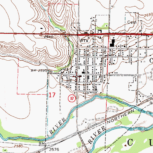 Topographic Map of Culbertson Rescue Squad, NE