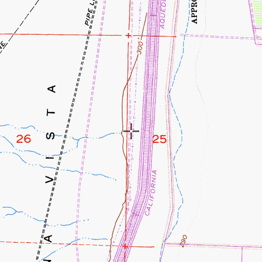 Topographic Map of Buena Vista Creek, CA