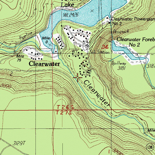Topographic Map of Crest II Emergency Medical Services, OR